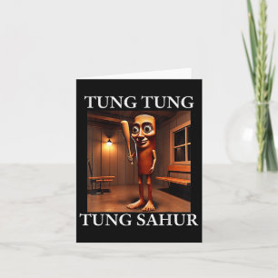Carte Tung Tung Tung Sahur Italien Brainrot mème drôle