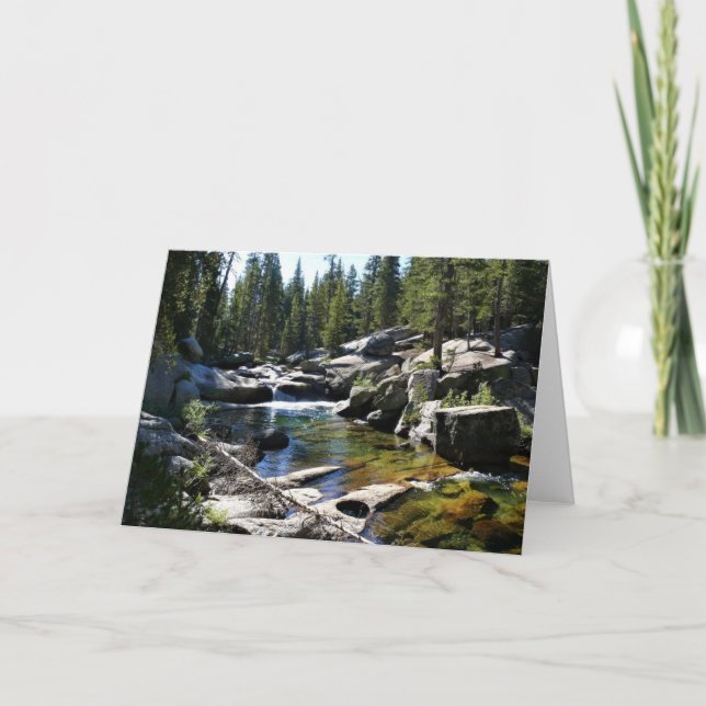 Carte Tuolumne River à Tuolumne Meadows, Yosemite, CA (Devant)