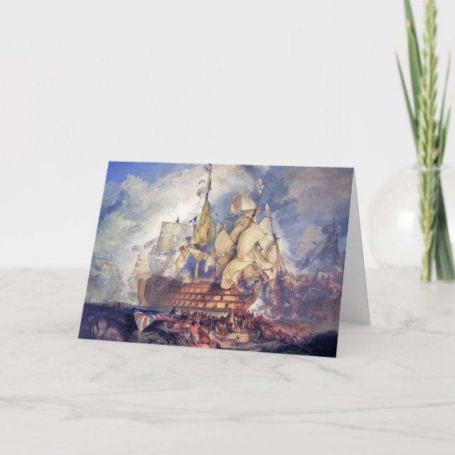 Carte turner, la bataille de trafalgar (1822) (Devant)