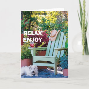 CARTE TURNING "40" CAN BE TOUCH=RELAX/ENJOY