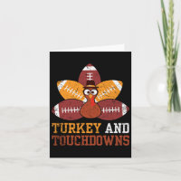 Turquie Et Touchdowns Thanksgiving Football Kids T