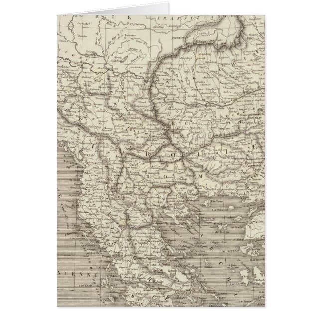 Carte Turquie-Grèce (Devant)