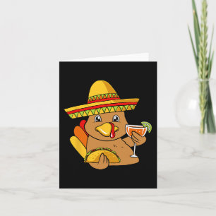 Carte Turquie Manger Taco Thanksgiving Day Mexicain F