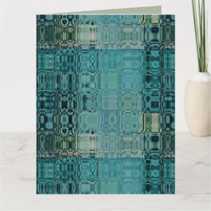 Carte Turquoise bleu MVB - Verre Faux