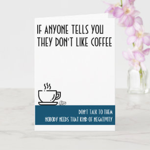 Carte Turquoise standard de Coffee Lover