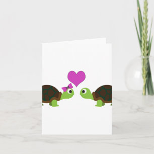 Carte Turtle Love