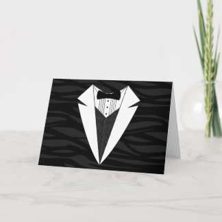 Carte Tuxedo noir/blanc