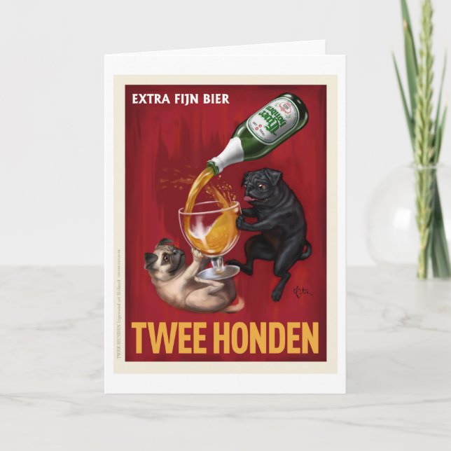 Carte Twee Honden (Devant)