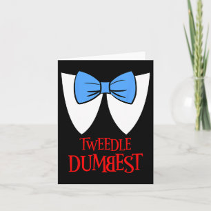 Carte Tweedle costume Dumbest Halloween Fairytale Charac