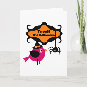 Carte Tweet T-shirts et cadeaux Halloween