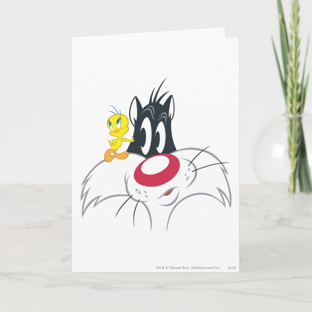 Carte Tweety en position d'action 12 (Devant)