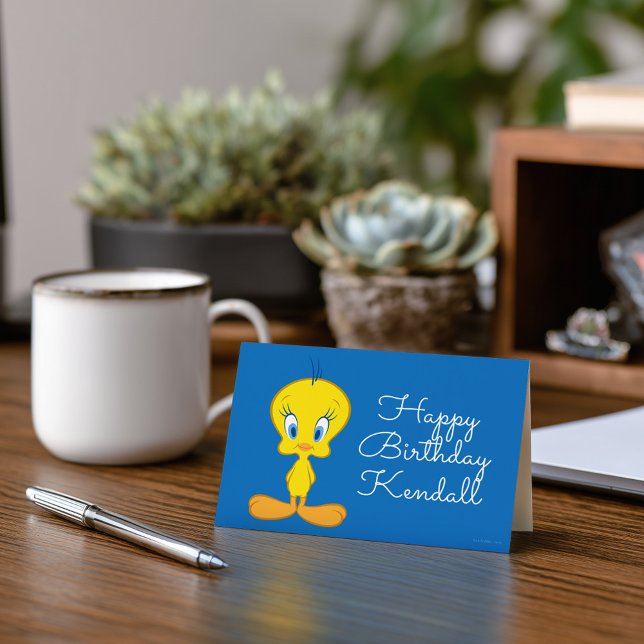 Carte TWEETY | Innocent Little Bird (Card on simulated desk)