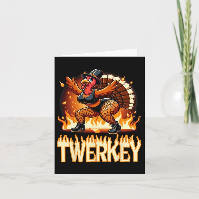 Carte Twerkey Squad Twerner Danser Danseuse Drôle Turqui (Devant)