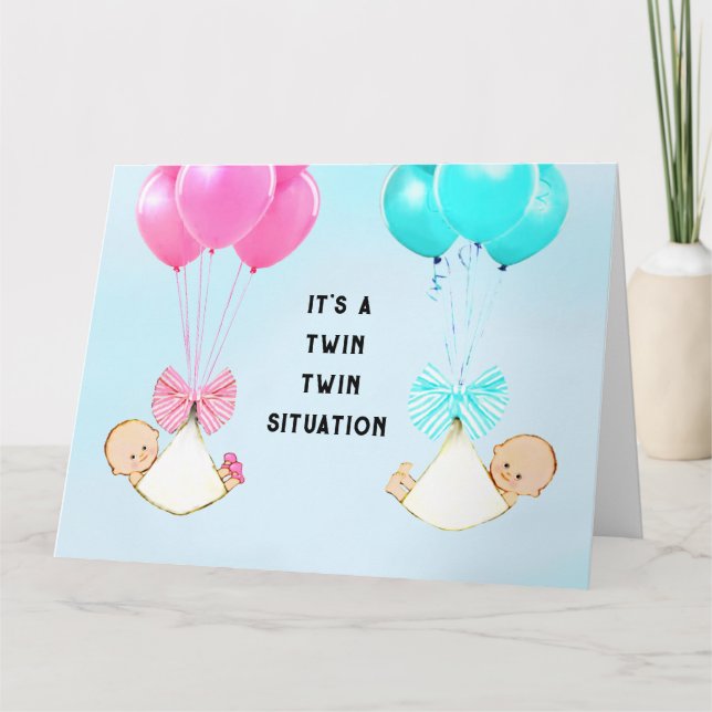 Carte Twin Babies (Devant)