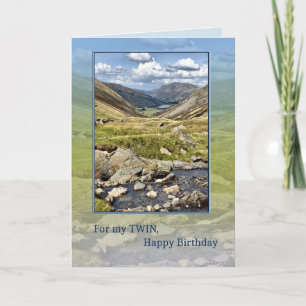 Carte Twin Birthday
