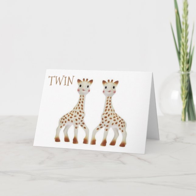 CARTE ****TWIN*** BONJOUR D'ANNIVERSAIRE POUR MA SOEUR P (Devant)