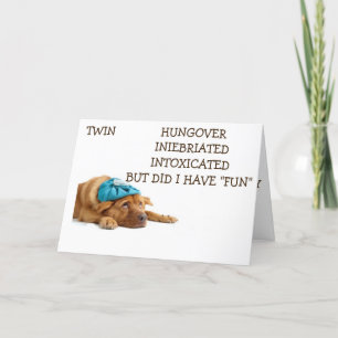 CARTE TWIN-HAD S'EST AMUSÉ À CÉLÉBRER NOTRE ANNIVERSAIRE