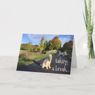 CARTE **TWIN** PRENANT UNE RUPTURE POUR DIRE "HEUREUX AN