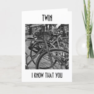CARTE ***TWIN*** PROFITEZ DE LA MARCHE ANNIVERSAIRE SOUH