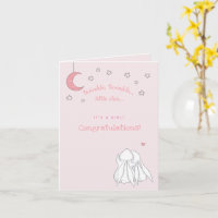 Twinkle scintille petite étoile - Félicitations bé