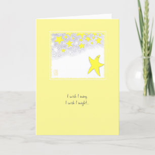 Carte Twinkle Stars Félicitations Voeux