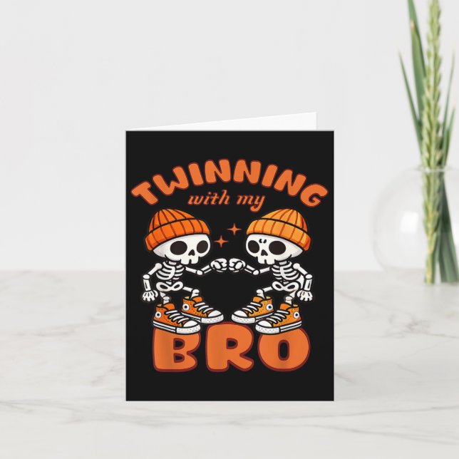 Carte Twinning Halloween Best Friend Matching (Devant)