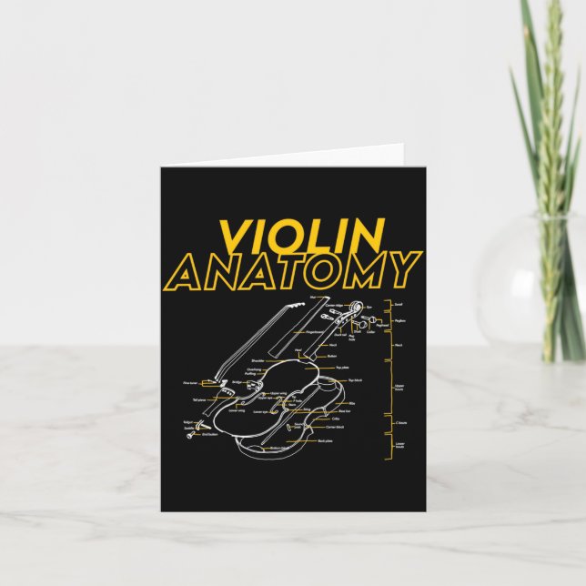 Carte Twoset Violin Violin Anatomy Drawing Diagram Limit (Devant)