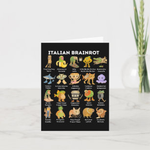 Carte Types De Brainrot Italien Mème Caractère Dessin À 