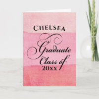Typographie de l'élégante aquarelle rose