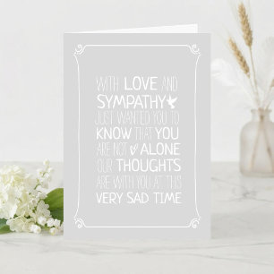 Carte Typographie Moderne Sympathie