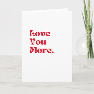 Carte Typographie Romantique Rouge Gras Amour Vous Plus