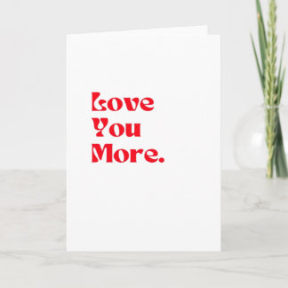 Carte Typographie Romantique Rouge Gras Amour Vous Plus