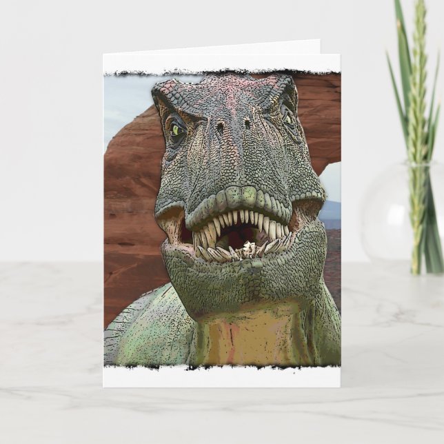 Carte Tyrannosaurus Rex Dinosaur (Devant)