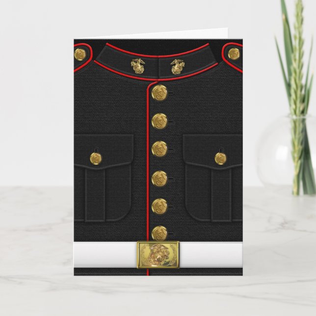 Carte U.S. Marines : Uniforme de robe d'usmc [3D] (Devant)