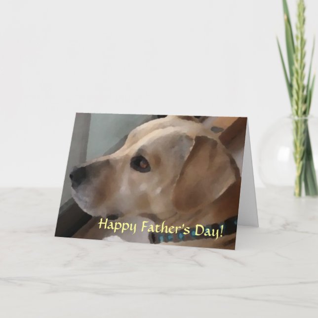 Carte UB- Cute Pup Father's Day (Devant)