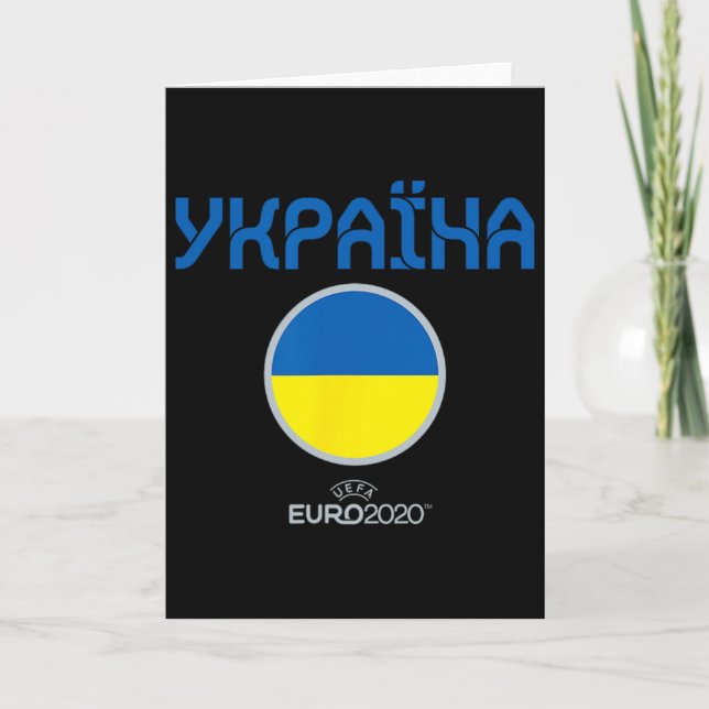 Carte Uefa Euro nation ukrainienne  (Devant)