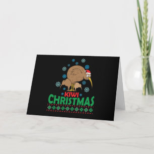 Carte Ugly Christmas et Kiwi Vogel