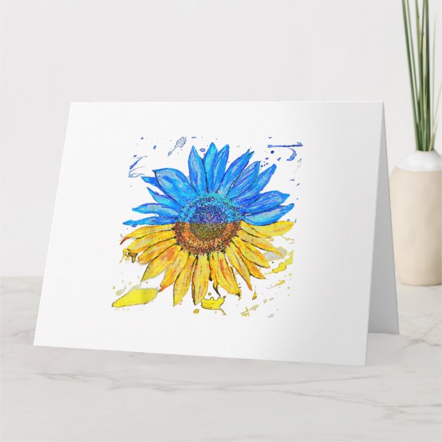 Carte Ukraine Drapeau Tournesol Vintage Chemise Ukrainie (Devant)