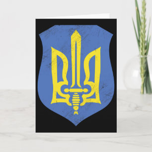 Carte Ukraine Ukrainiens Ukrainien Kiev Trysub Drapeau 6