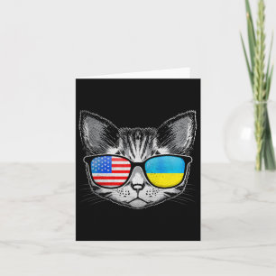 Carte Ukraine Us Drapeau Racines Cat Ukraine Américain