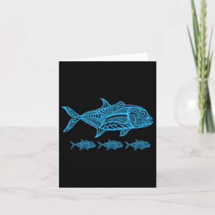 Carte Ulua Fishing Native Hawaiian - Hawaiian Tribal