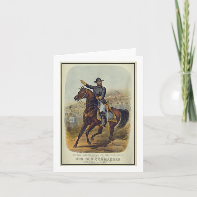 Carte Ulysses S. Grant Sur Le Cheval (Devant)