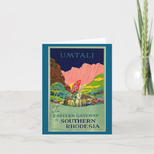 Carte Umtali - La porte orientale de la Rhodésie du Sud 