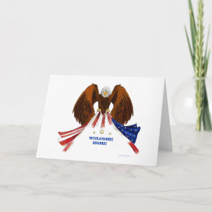 Carte Un aigle Accueil Vétérinaire Patriotique