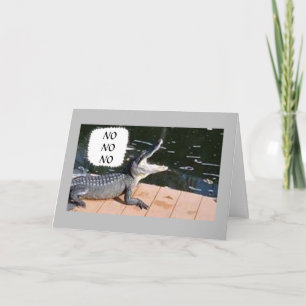 CARTE UN ALLIGATOIRE TRÈS HAUT DIT QUE VOUS NE POUVEZ PA