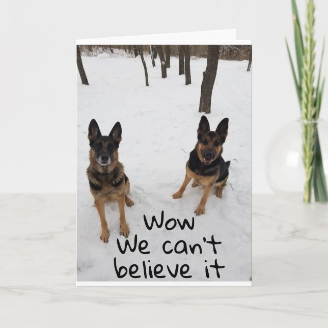 CARTE UN AMI ET MOI DISONS "HEUREUX ANNIVERSAIRE" VÉTÉRI (Devant)