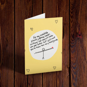 Carte Un ami qui traverse le cancer