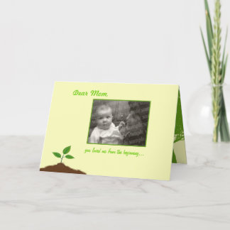 Carte Un amour de mère se développe à travers les années