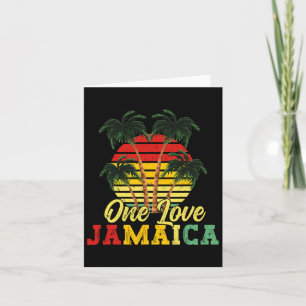 Carte Un amour été familial vacances Jamaïque R
