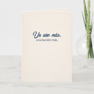 Carte Un An De Plus, Une Expérience De Plus | Joyeux Ann